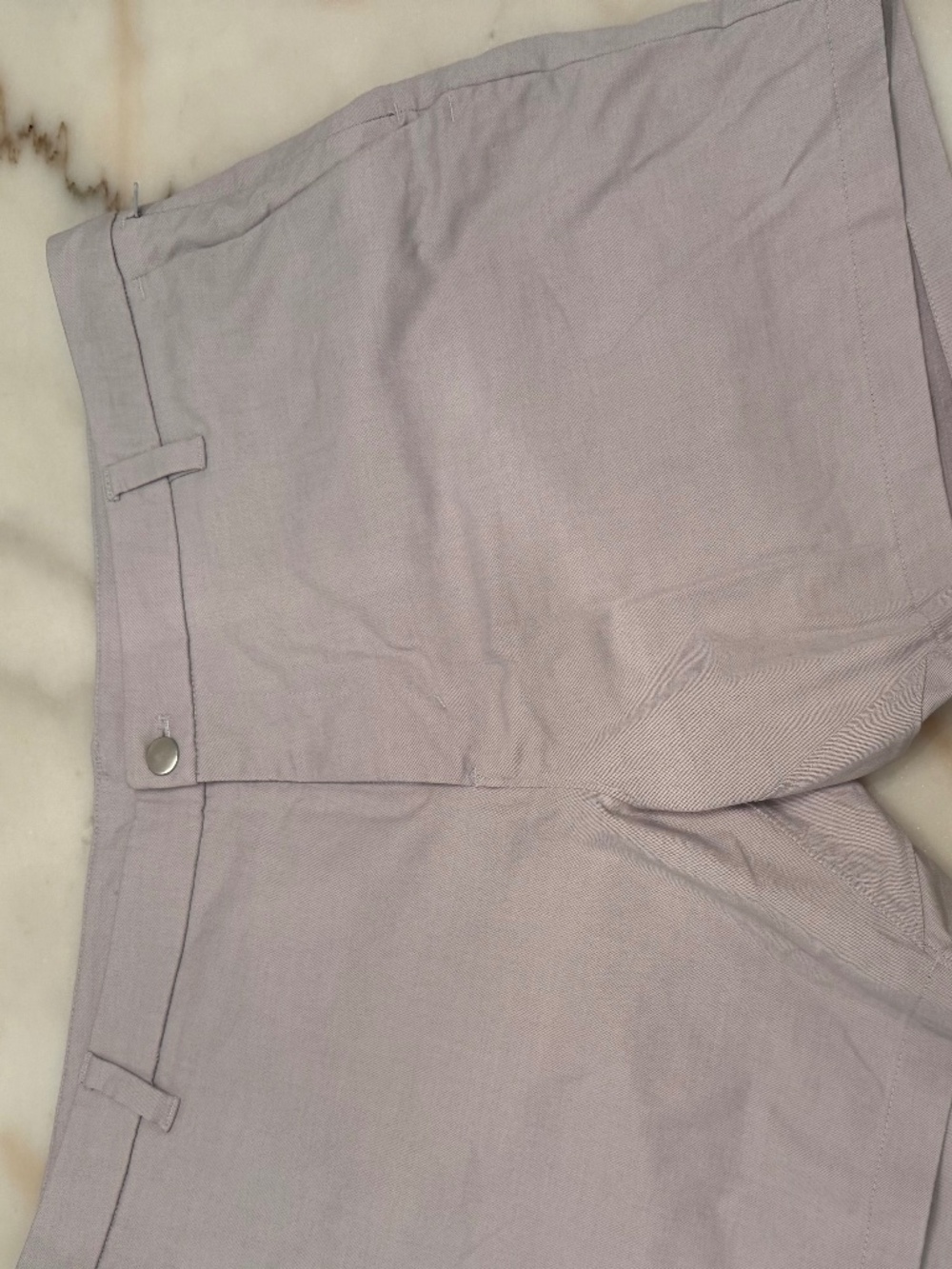 Lululemon / 38" / 7" Light Gray Cotton Stretch Golf Shorts